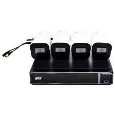 Купити Комплект відеоспостереження ATIS kit 4 ext. Системи безпеки для дому та офісу. Магазин RG-Group. Системи відеонагляду та охоронні сигналізації. Продаж та послуги встановлення