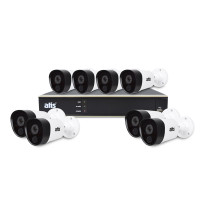 Купити Комплект видеонаблюдения ATIS PIR kit 8ext 5MP. Системи безпеки для дому та офісу. Магазин RG-Group. Системи відеонагляду та охоронні сигналізації. Продаж та послуги встановлення