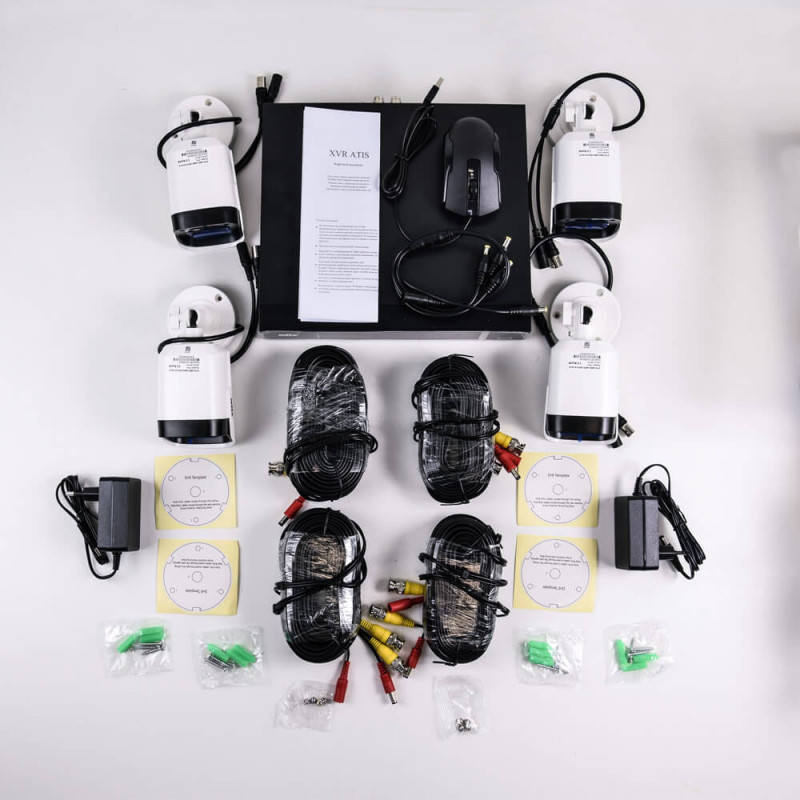 Комплект відеоспостереження ATIS kit 4 ext