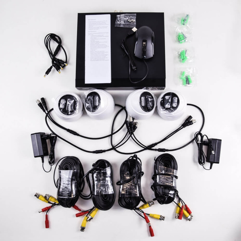 Комплект відеоспостереження ATIS kit 4 int