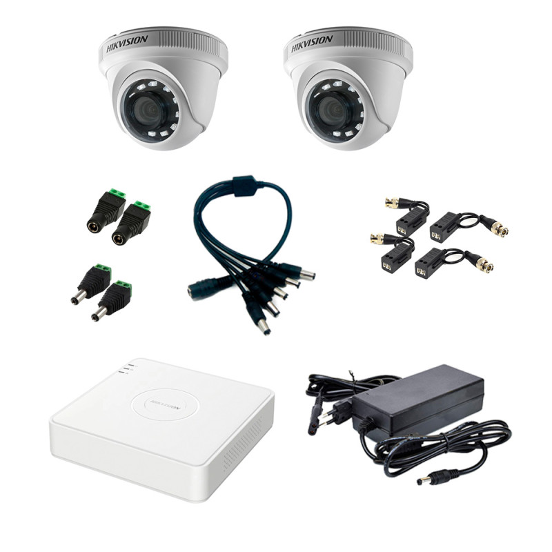 Купити Комплект відеоспостереження Hikvision на 2 відеокамери 2Мп внутрішній аналоговий. Системи безпеки для дому та офісу. Магазин RG-Group. Системи відеонагляду та охоронні сигналізації. Продаж та послуги встановлення
