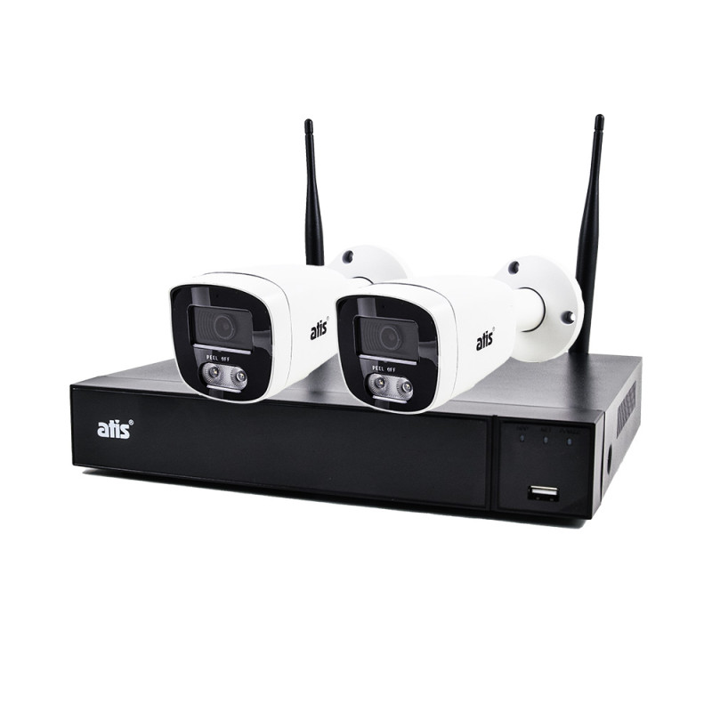 Купити Комплект відеоспостереження ATIS WF 2 kit. Системи безпеки для дому та офісу. Магазин RG-Group. Системи відеонагляду та охоронні сигналізації. Продаж та послуги встановлення