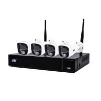 Купити Комплект відеоспостереження ATIS WF 4 kit. Системи безпеки для дому та офісу. Магазин RG-Group. Системи відеонагляду та охоронні сигналізації. Продаж та послуги встановлення