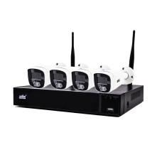 Купити Комплект відеоспостереження ATIS WF 4 kit. Системи безпеки для дому та офісу. Магазин RG-Group. Системи відеонагляду та охоронні сигналізації. Продаж та послуги встановлення
