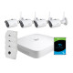 Купити Комплект відеоспостереження WiFi kit 4cam: 1 відеореєстратор, 1 жорсткий диск, 4 Wi-Fi-відеокамери 4 Мп та 4 кронштейни. Системи безпеки для дому та офісу. Магазин RG-Group. Системи відеонагляду та охоронні сигналізації. Продаж та послуги встановлення