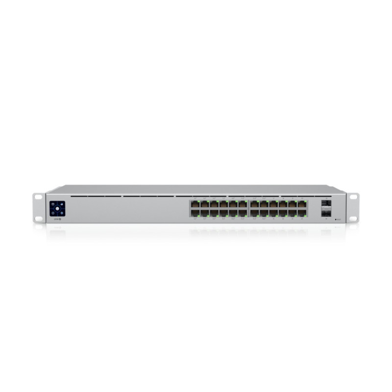 Купити Мережевий комутатор Ubiquiti UniFi Switch 24 (USW-24). Системи безпеки для дому та офісу. Магазин RG-Group. Системи відеонагляду та охоронні сигналізації. Продаж та послуги встановлення