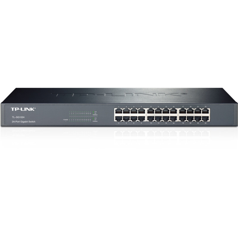 Купити Комутатор TP-LINK TL-SG1024 24xGE некерований 19" 1U. Системи безпеки для дому та офісу. Магазин RG-Group. Системи відеонагляду та охоронні сигналізації. Продаж та послуги встановлення