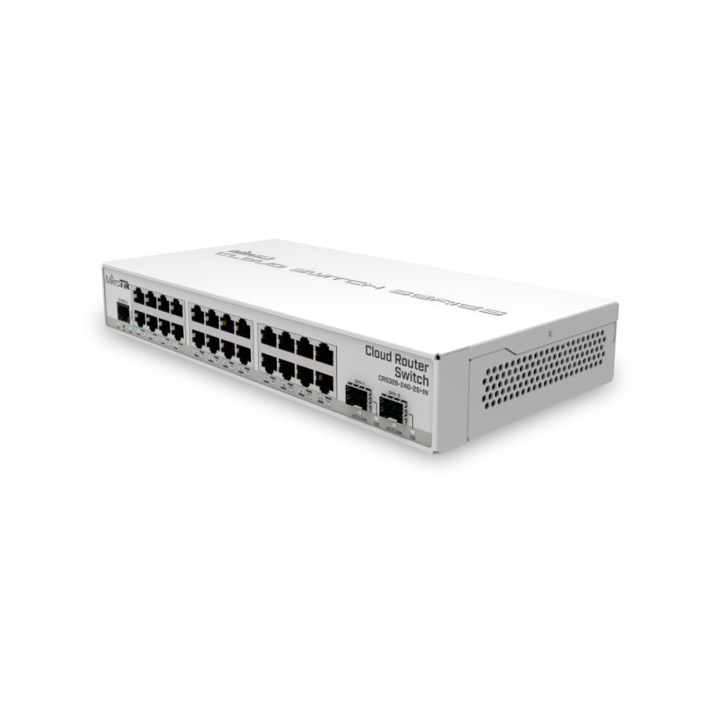 Купити Комутатор MikroTik CRS326-24G-2S+IN 24xGE 2xSFP+. Системи безпеки для дому та офісу. Магазин RG-Group. Системи відеонагляду та охоронні сигналізації. Продаж та послуги встановлення