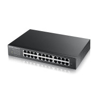 Купити Смарт-керований комутатор на 24 порти ZyXEL GS1900-24E (GS1900-24E-EU0102F). Системи безпеки для дому та офісу. Магазин RG-Group. Системи відеонагляду та охоронні сигналізації. Продаж та послуги встановлення