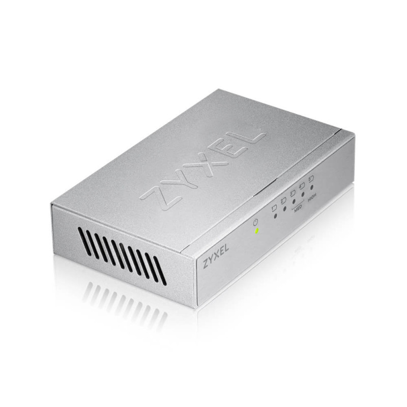 Комутатор на 5 портів ZyXEL GS-105B v3 (GS-105BV3-EU0101F) в металевому копусі