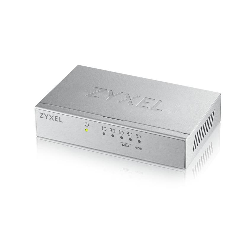 Купити Комутатор на 5 портів ZyXEL GS-105B v3 (GS-105BV3-EU0101F) в металевому копусі. Системи безпеки для дому та офісу. Магазин RG-Group. Системи відеонагляду та охоронні сигналізації. Продаж та послуги встановлення