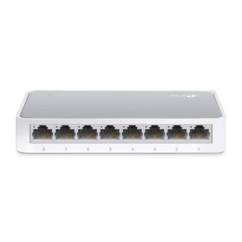 Купити Комутатор TP-Link TL-SF1008D 8-портовий некерований. Системи безпеки для дому та офісу. Магазин RG-Group. Системи відеонагляду та охоронні сигналізації. Продаж та послуги встановлення
