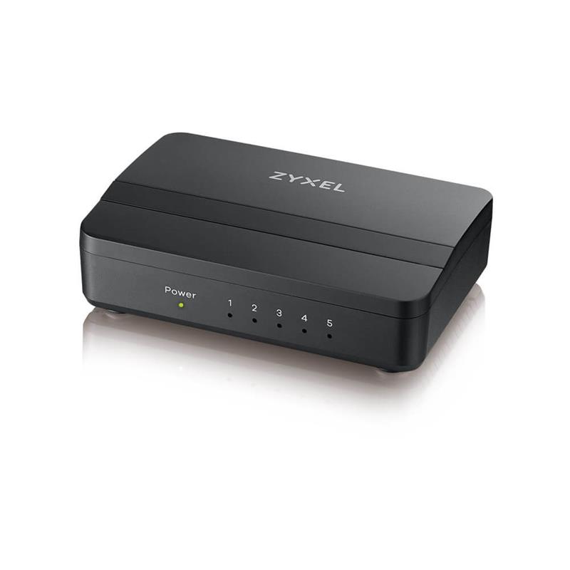 Купити Комутатор на 5 портів ZyXEL GS-105S v2 (GS-105SV2-EU0101F) в пластиковому корпусі. Системи безпеки для дому та офісу. Магазин RG-Group. Системи відеонагляду та охоронні сигналізації. Продаж та послуги встановлення