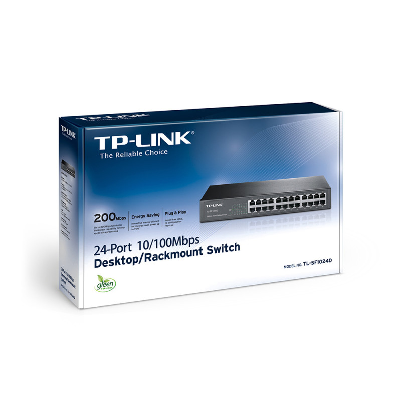 Комутатор TP-Link TL-SF1024D 24-портовий некерований