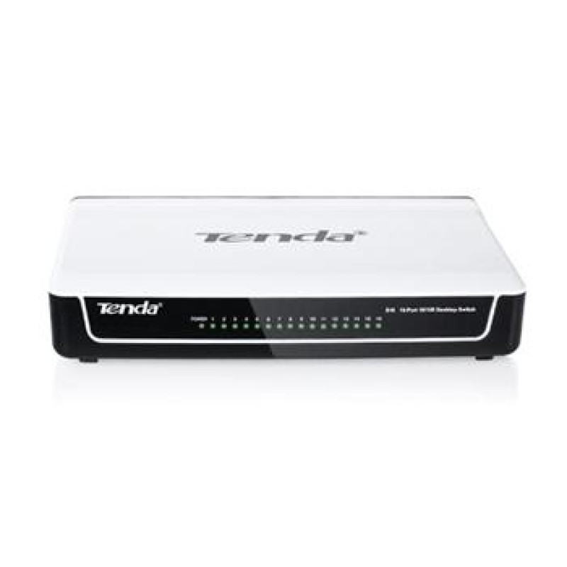 Купити Комутатор TENDA S16 16xFE, Desktop, Некерований. Системи безпеки для дому та офісу. Магазин RG-Group. Системи відеонагляду та охоронні сигналізації. Продаж та послуги встановлення
