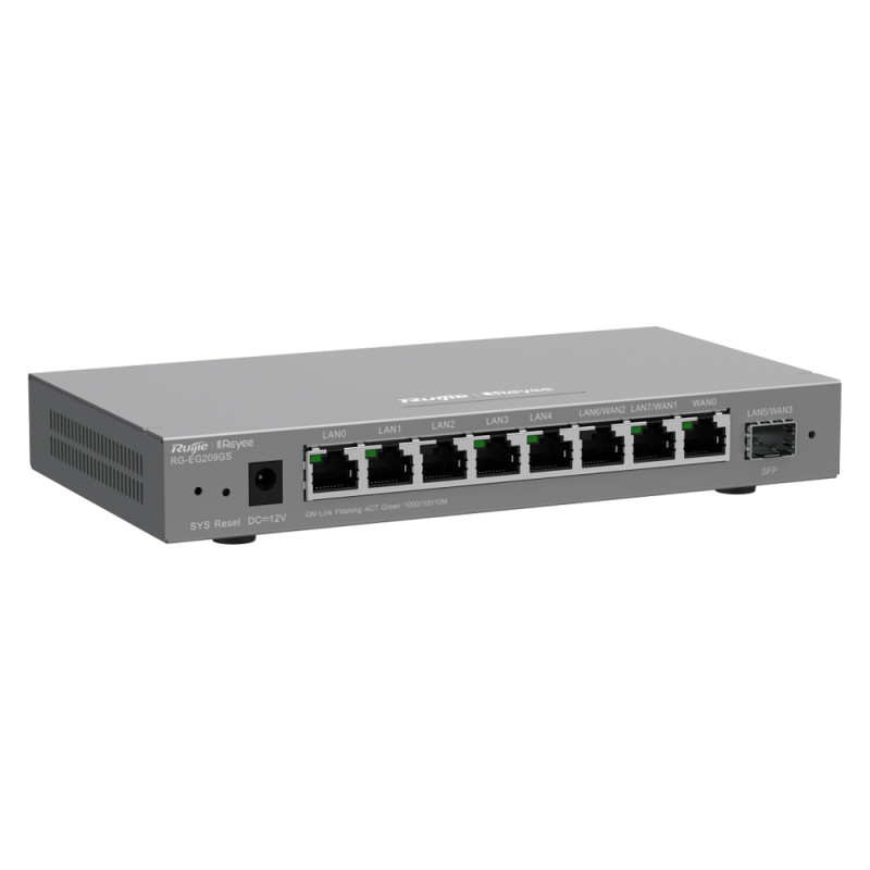 Керований маршрутизатор Ruijie Reyee RG-EG209GS 9-портовий гігабітний з портом SFP