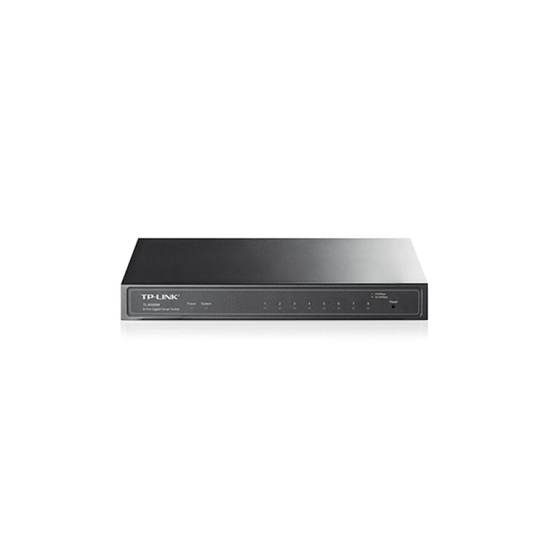 Купити Комутатор TP-LINK TL-SG2008 8xGE Smart Switch. Системи безпеки для дому та офісу. Магазин RG-Group. Системи відеонагляду та охоронні сигналізації. Продаж та послуги встановлення