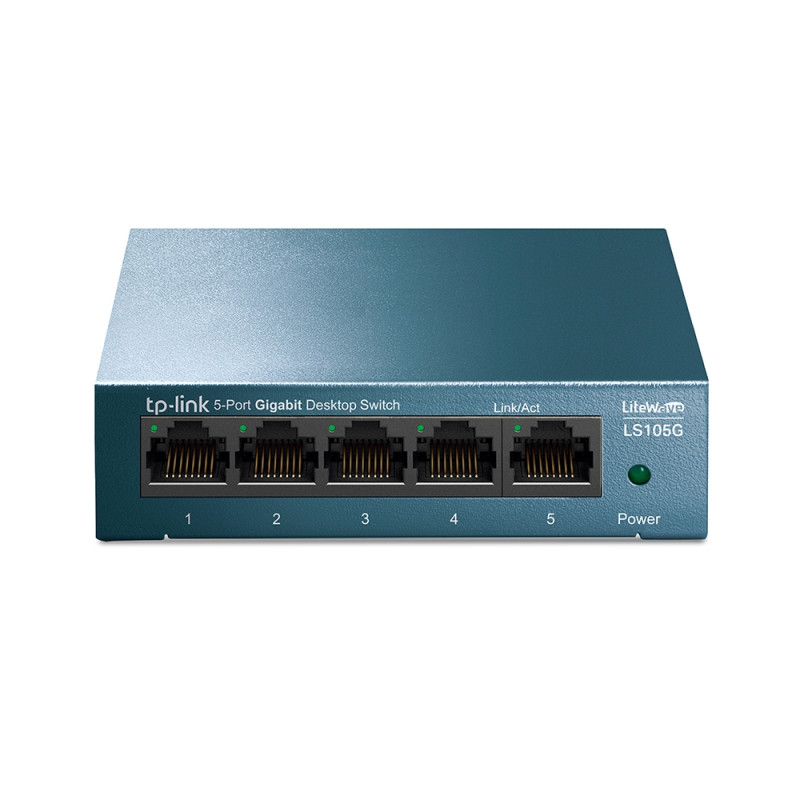 Купити Комутатор TP-Link LiteWave [LS105G] 5-портовий настільний некерований. Системи безпеки для дому та офісу. Магазин RG-Group. Системи відеонагляду та охоронні сигналізації. Продаж та послуги встановлення