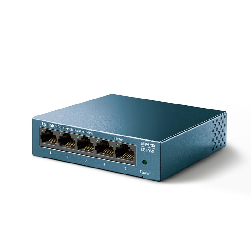 Комутатор TP-Link LiteWave [LS105G] 5-портовий настільний некерований