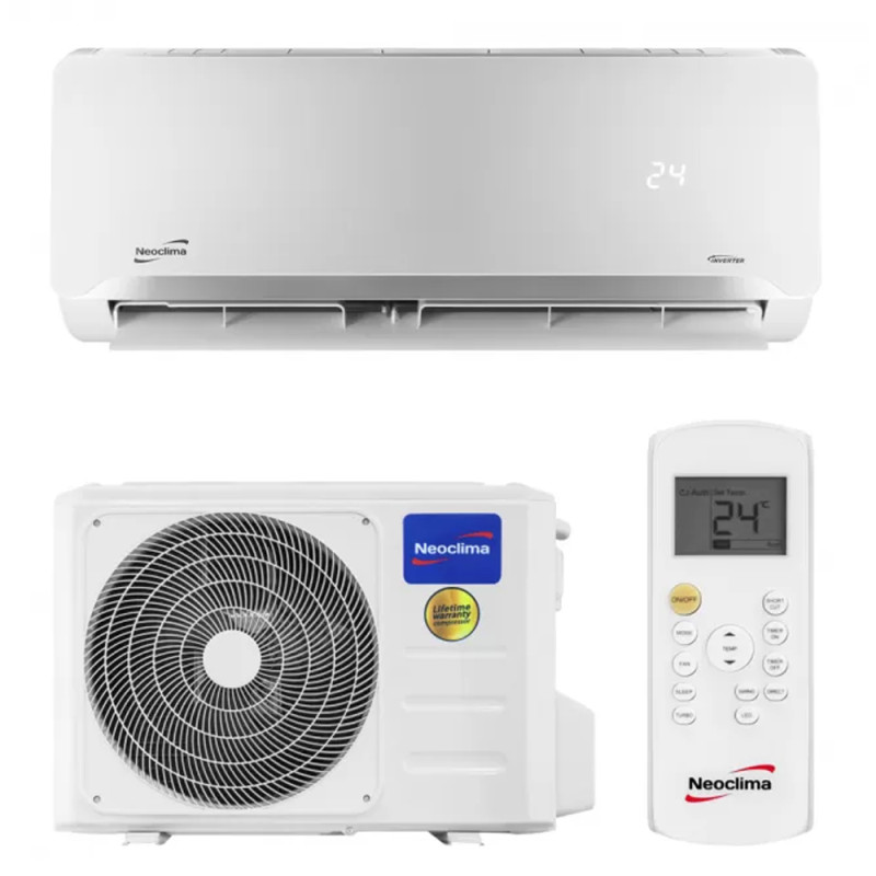 Купити Кондиціонер Neoclima SkyCold NS/NU-12EHBIw1 інверторний. Системи безпеки для дому та офісу. Магазин RG-Group. Системи відеонагляду та охоронні сигналізації. Продаж та послуги встановлення