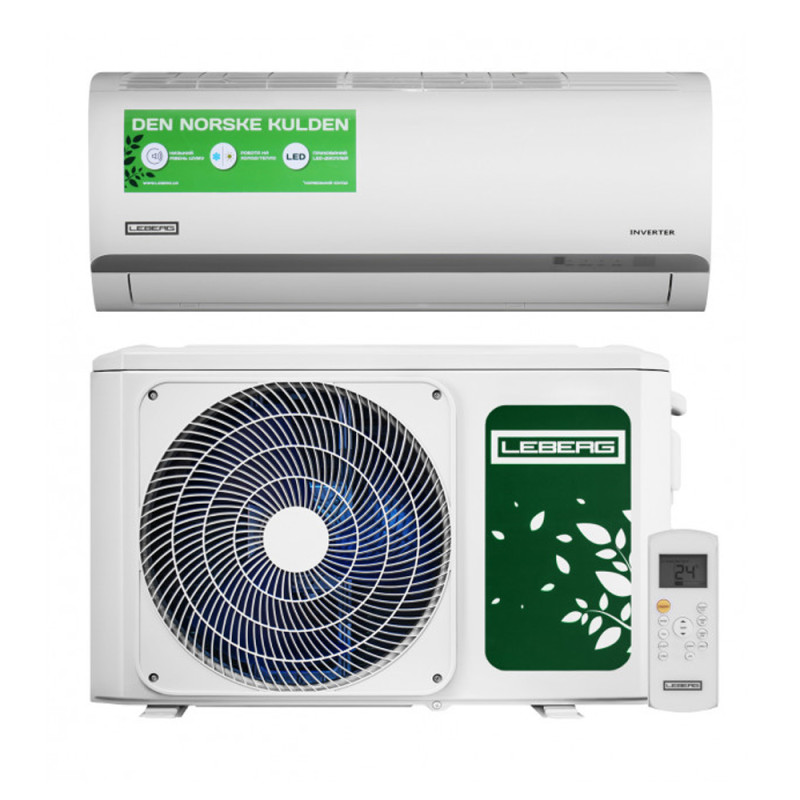 Купити Кондиціонер Leberg Viking LBS-VKG12UA/LBU-VKG12UA інверторний, 35 м2, R410. Системи безпеки для дому та офісу. Магазин RG-Group. Системи відеонагляду та охоронні сигналізації. Продаж та послуги встановлення