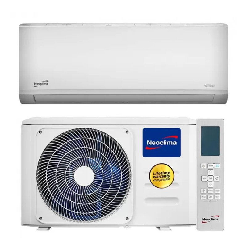 Купити Кондиціонер Neoclima Therminator 3.2 EU NS-09EHXIw1eu/NU-09EHXIw1eu, інвертор, 25 м2, Wi-Fi ready, R32, білий. Системи безпеки для дому та офісу. Магазин RG-Group. Системи відеонагляду та охоронні сигналізації. Продаж та послуги встановлення