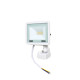Купити Прожектор світлодіодний Lightwell LW-FL-W-20-S 20 W з датчиком руху. Системи безпеки для дому та офісу. Магазин RG-Group. Системи відеонагляду та охоронні сигналізації. Продаж та послуги встановлення