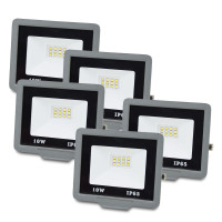 Купити Комплект із 5-ти світлодіодних прожекторів ONE LED ultra (ZY-TH18-10 ) 10 Вт. Системи безпеки для дому та офісу. Магазин RG-Group. Системи відеонагляду та охоронні сигналізації. Продаж та послуги встановлення