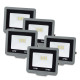 Купити Комплект із 5-ти світлодіодних прожекторів ONE LED ultra (ZY-TH18-10 ) 10 Вт. Системи безпеки для дому та офісу. Магазин RG-Group. Системи відеонагляду та охоронні сигналізації. Продаж та послуги встановлення