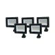 Купити Комплект із 5 світлодіодних прожекторів Lightwell 50W з датчиком руху (LW-FL-B-50-S). Системи безпеки для дому та офісу. Магазин RG-Group. Системи відеонагляду та охоронні сигналізації. Продаж та послуги встановлення
