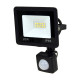 Купити Прожектор світлодіодний Lightwell LW-FL-B-20-S 20 W з датчиком руху. Системи безпеки для дому та офісу. Магазин RG-Group. Системи відеонагляду та охоронні сигналізації. Продаж та послуги встановлення