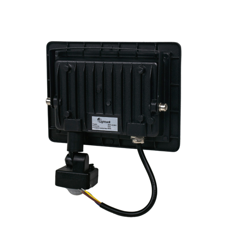 Прожектор світлодіодний Lightwell LW-FL-B-20-S 20 W з датчиком руху