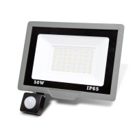 Купити Прожектор світлодіодний ONE LED ultra (ZY-TH18-50-S) 50 Вт з датчиком руху. Системи безпеки для дому та офісу. Магазин RG-Group. Системи відеонагляду та охоронні сигналізації. Продаж та послуги встановлення