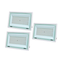Купити Комплект із 3-х прожекторів світлодіодних Lightwell LW-FL-W-200 200 W. Системи безпеки для дому та офісу. Магазин RG-Group. Системи відеонагляду та охоронні сигналізації. Продаж та послуги встановлення