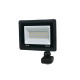 Купити Прожектор світлодіодний Lightwell LW-FL-B-50-S 50 W з датчиком руху. Системи безпеки для дому та офісу. Магазин RG-Group. Системи відеонагляду та охоронні сигналізації. Продаж та послуги встановлення