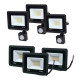 Купити Комплект 3+3 світлодіодних прожектори Lightwell 30W: 3 x LW-FL-B-30 и 3 x LW-FL-B-30-S з датчиком руху. Системи безпеки для дому та офісу. Магазин RG-Group. Системи відеонагляду та охоронні сигналізації. Продаж та послуги встановлення