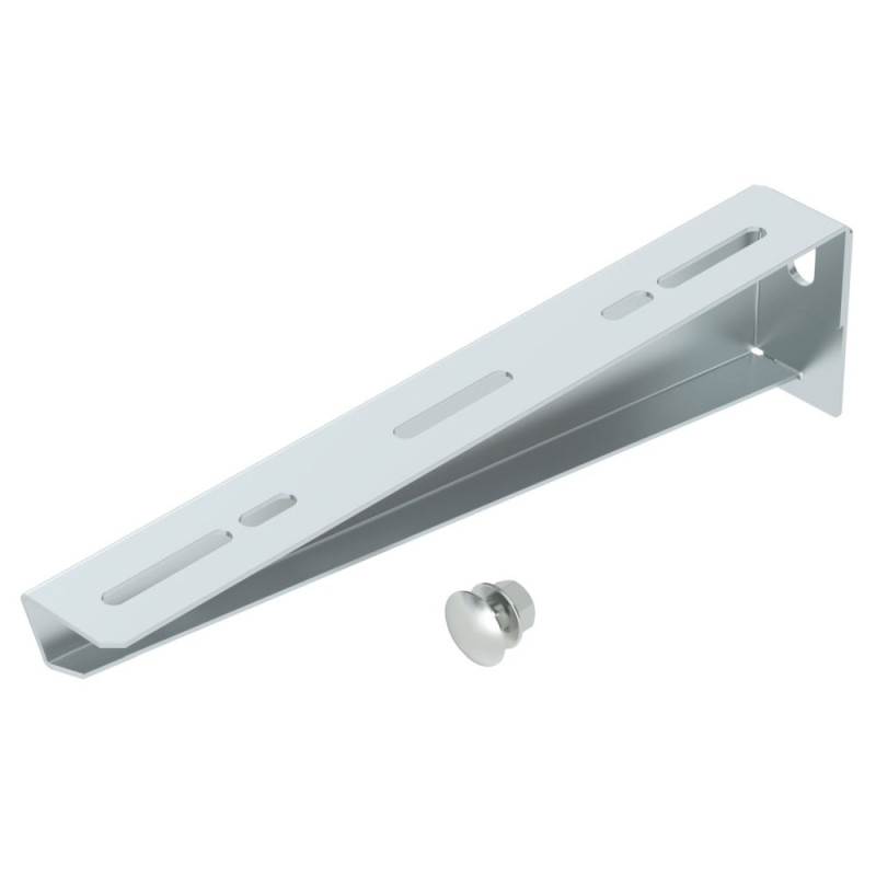 Купити Кронштейн OBO Bettermann 210 мм з кріпильним болтом M10x25 6424732. Системи безпеки для дому та офісу. Магазин RG-Group. Системи відеонагляду та охоронні сигналізації. Продаж та послуги встановлення