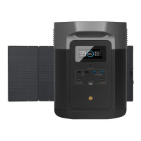 Купити Комплект EcoFlow DELTA Max (2000) + 400W Solar Panel зарядна станція та сонячна панель. Системи безпеки для дому та офісу. Магазин RG-Group. Системи відеонагляду та охоронні сигналізації. Продаж та послуги встановлення