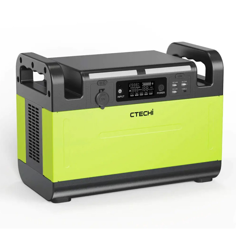 Купити Зарядна станція CTECHi PPS-GT1500 потужністю 1500W/1210Wh. Системи безпеки для дому та офісу. Магазин RG-Group. Системи відеонагляду та охоронні сигналізації. Продаж та послуги встановлення