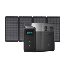 Купити Комплект EcoFlow DELTA Max(1600) + 220W Solar Panel зарядна станція та сонячна панель. Системи безпеки для дому та офісу. Магазин RG-Group. Системи відеонагляду та охоронні сигналізації. Продаж та послуги встановлення