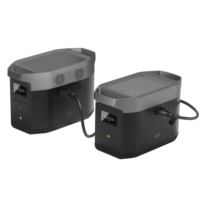 Купити Комплект EcoFlow DELTA Max(2000) + DELTA Max Extra Battery зарядна станція та додаткова батарея. Системи безпеки для дому та офісу. Магазин RG-Group. Системи відеонагляду та охоронні сигналізації. Продаж та послуги встановлення