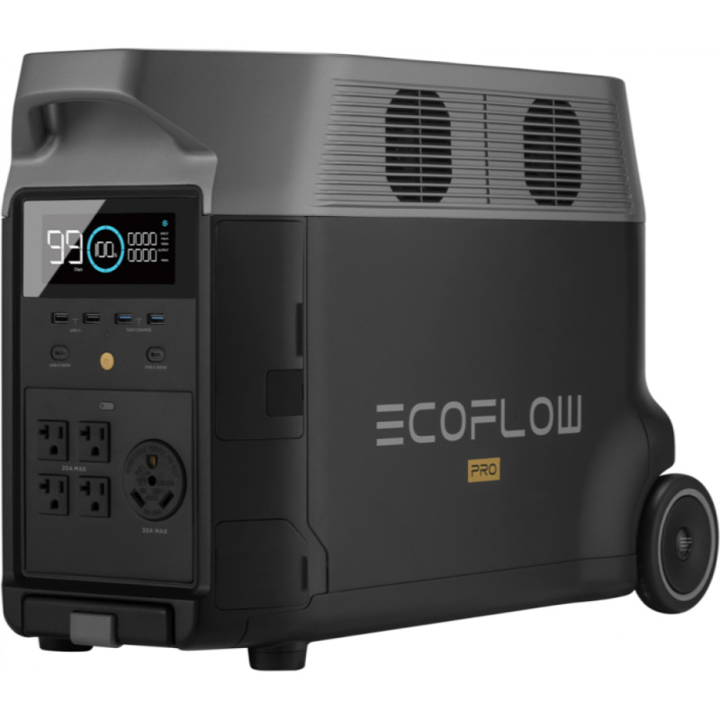 Комплект EcoFlow DELTA Pro + 2*400W Solar Panel зарядна станція та дві сонячні панелі