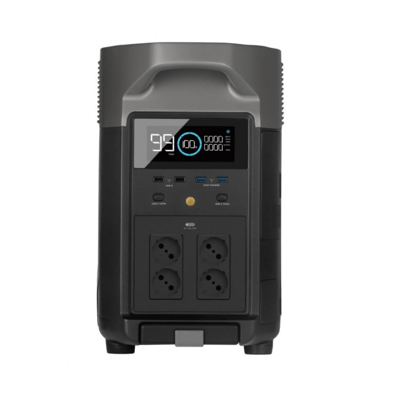 Комплект EcoFlow DELTA Pro + 2*400W Solar Panel зарядна станція та дві сонячні панелі