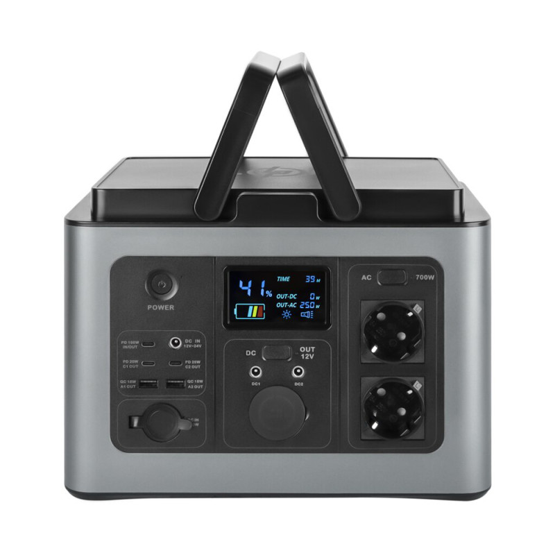 Купити Багатофункціональна портативна зарядна станція Logicpower LP CHARGER MPPT 700 Pro (700W, 614Wh). Системи безпеки для дому та офісу. Магазин RG-Group. Системи відеонагляду та охоронні сигналізації. Продаж та послуги встановлення