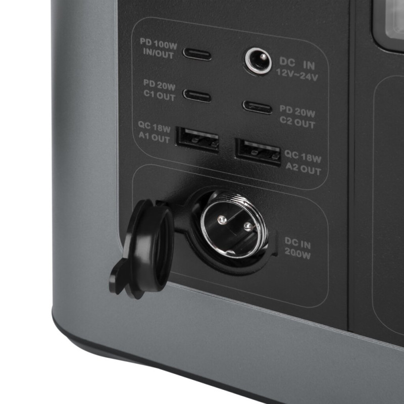 Багатофункціональна портативна зарядна станція Logicpower LP CHARGER MPPT 700 Pro (700W, 614Wh)