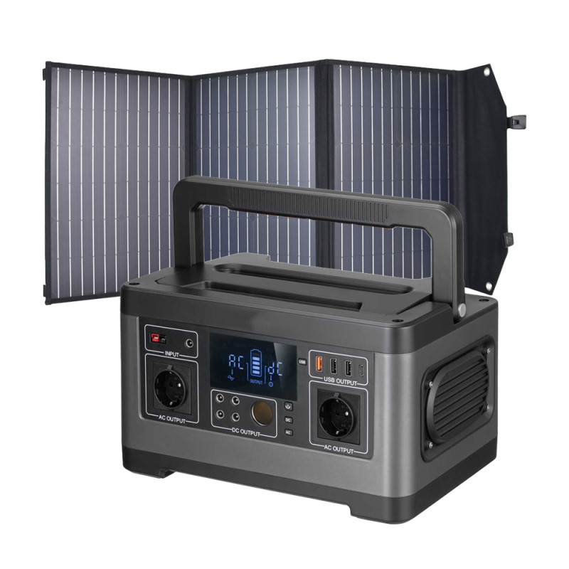 Купити Комплект Зарядна станція PPS-500WE + Сонячна панель New Energy Technology 100W Solar Charger. Системи безпеки для дому та офісу. Магазин RG-Group. Системи відеонагляду та охоронні сигналізації. Продаж та послуги встановлення