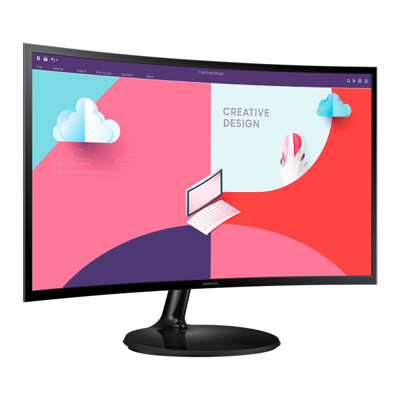 Монітор 27" Samsung LS27C360 Curved VA Black (LS27C360EAIXCI)
