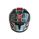 Купити Мотошолом інтеграл Beon B-503 SINGLE VISOR ANGLE TEAR SHINY WHITE/RED (глянець білий/червоний), розмір XL. Системи безпеки для дому та офісу. Магазин RG-Group. Системи відеонагляду та охоронні сигналізації. Продаж та послуги встановлення