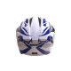 Купити Мотошолом інтеграл Beon B-503 SINGLE VISOR ANGLE TEAR SHINY WHITE/BLUE (глянець білий/синій), розмір L. Системи безпеки для дому та офісу. Магазин RG-Group. Системи відеонагляду та охоронні сигналізації. Продаж та послуги встановлення
