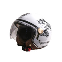 Купити Мотошолом відкритий Beon B-120 202 SHINY LIGHT GREY (глянець світло-сірий), розмір XL. Системи безпеки для дому та офісу. Магазин RG-Group. Системи відеонагляду та охоронні сигналізації. Продаж та послуги встановлення
